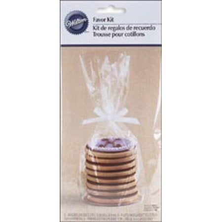 Wilton Cookie Treat Bag Plate Kit 8 Ct