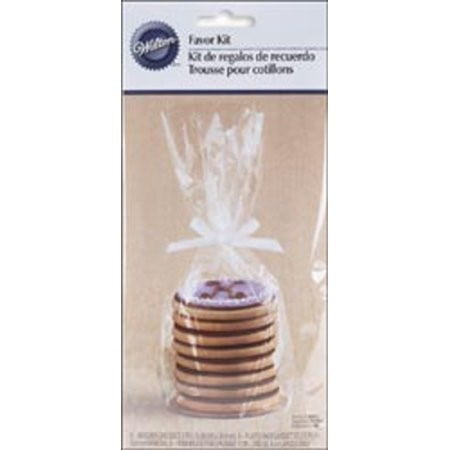 (3 Pack) Wilton Cookie Treat Bag Plate Kit, 8 Ct