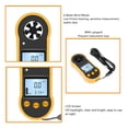 thumbnail image 3 of Medidor De Velocidad Del Viento, Anemómetro Digital De 14 ℉-113 ℉ Pantalla Retroiluminada LCD De Alta Precisión Con Cordón Para Pruebas En Interiores Y Exteriores, 3 of 7