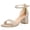 Gold Glitter, variant on Women Chunky Low Heel Sandals Open Toe Adjustable Ankle Strap Dress Pumps for Wedding Party Daily Wear