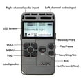thumbnail image 2 of Langgg Record Pen Rustproof Audio Recorder MP3 Player Battery-operation Recording Device LCD Screen Loudspeakers USB Port Lock Button, 2 of 9
