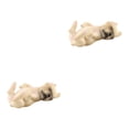 thumbnail image 4 of Ounissouiy Modelo de mascota, animal realista de plástico, para niños pequeños, juguete, decoración del hogar, regalo dormir L bulldog 937 2Conjunto, 4 of 6