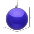 thumbnail image 2 of Vickerman 3" Purple Shiny Ball Ornament, 32 per Box, 2 of 4