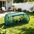 thumbnail image 6 of Cififendec Heavy Duty Mesh Plant Protection Tent, 45.28"×21.65", Breathable Shade Cover for Seedling Cultivation, Outdoor Garden Plant Guard, Courtyard Gardening Tool, 6 of 6