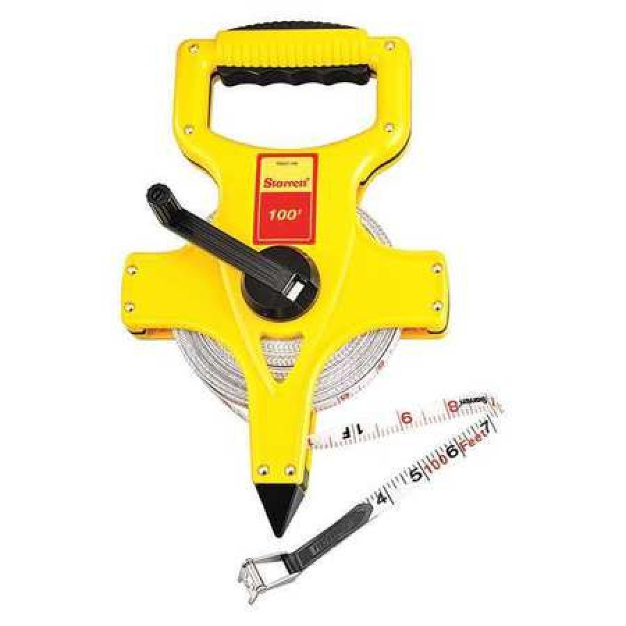 STARRETT KTS537100N 100 ft. Tape Measures, 1/2" Blade