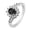 Black, variant on Rings Women Women's Rings Silver Rhinestone Rings Women's Rings Shiny Rings for Womens and Mens Womens Wedding Rings Womens Rings Wedding Ring Women (Dark Blue,6)