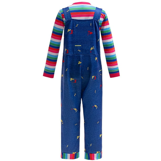 Kids Boys Chucky Costume Rainbow Stripe Jumpsuit Good Guys Cosplay Outfit Overalls - Walmart Business Supplies kids-boys-chucky-costume-rainbow-stripe-jumpsuit-good-guys-cosplay-outfit-overalls-walmart-business-supplies