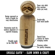 Alert Tanuki Japanese Raccoon Dog Rubber Stamp for Scrapbooking Crafting Stamping - Mini 1/2 Inch