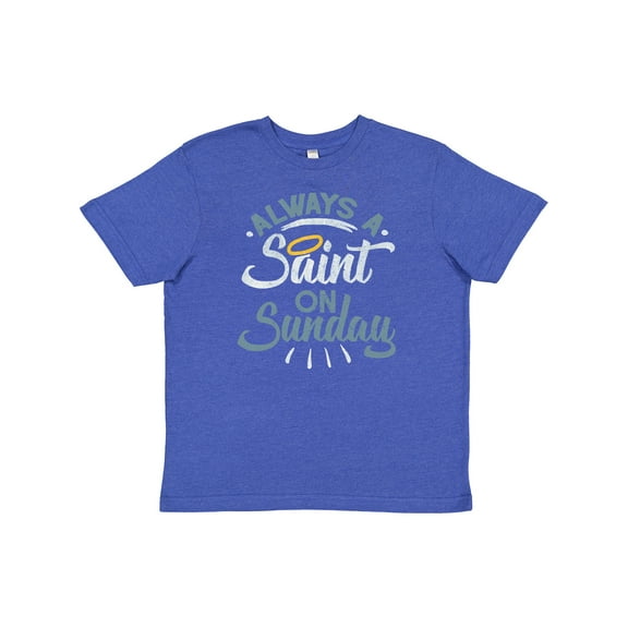 Inktastic Saint On Sunday Youth T-Shirt