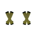 thumbnail image 3 of ZheElen Stand Out With Thick Thighs Long Socks And Gloves Set Made With Polyester And Highly Elastic yellow and black 2Set, 3 of 6