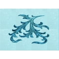 thumbnail image 1 of Ahgly Company Indoor Rectangle Patterned Electric Blue Area Rugs, 2' x 4', 1 of 1