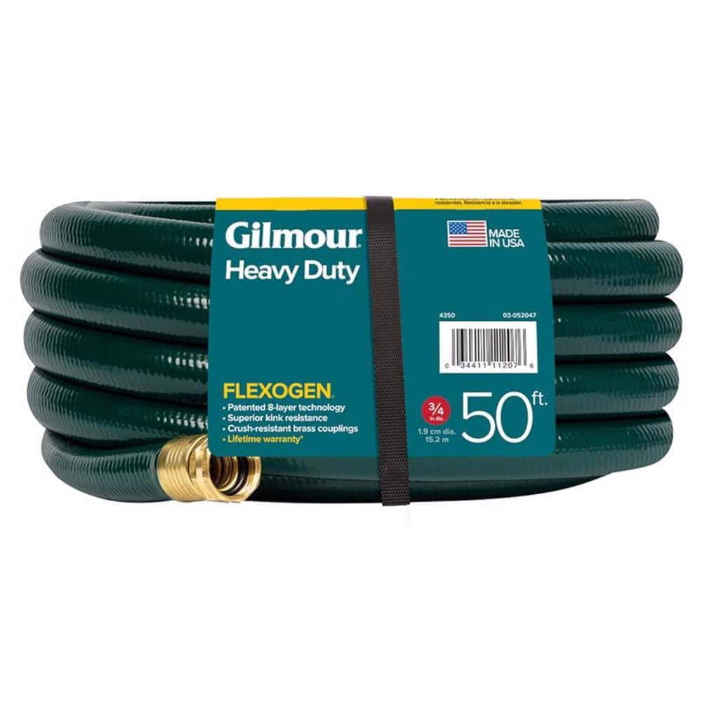Flexogen 3/4 in. D x 50 ft. L Heavy-Duty Garden Hose