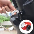 thumbnail image 4 of Gancho para casco, soporte para casco, accesorios de aleación de aluminio con tornillos, piezas de montaje para rojo blanco, 4 of 8