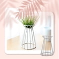 thumbnail image 4 of Estante para plantas de aire, soporte de mesa, soporte decorativo, organizador de macetas para verduras, estantería, mesa, arte interior, decoración artesanal, blanco seitruly HA011514-02, 4 of 7