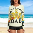 thumbnail image 6 of Simpsons Women's Sunscreen Shirt Long Sleeve Workout Tops Crewneck Soft Comfy Tees Casual T-Shirt XL, 6 of 7