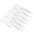 thumbnail image 2 of HOOWIFFY 1Set Artist Spatulas for Beginners Color Stirring and Uniform Coverage White Plastic 7.47X0.59X0.51in, 2 of 8