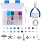 thumbnail image 1 of 1 caja con más de 650 piezas de kits para hacer joyas de lujo, abalorios, pulseras, collares, manualidades, regalos, kits de inicio, alicates y herramientas., 1 of 7