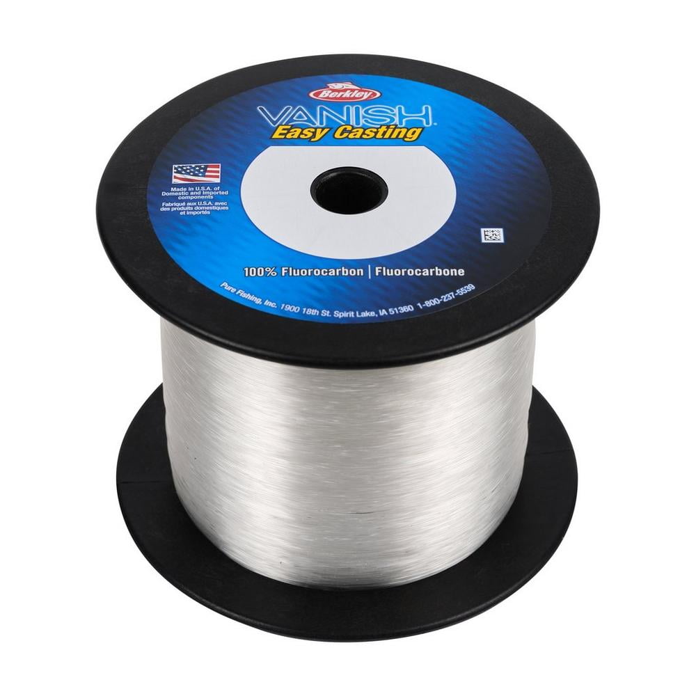 Berkley Vanish® Fluorocarbon Fishing Line, Clear, 12 lb Test Strength, 2000 yd