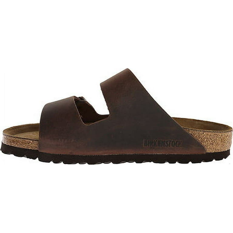 Birkenstock Arizona Oiled Leather Sandals with Adjustable Birkenstock Arizona Oiled Leather Sandals with Adjustable
