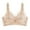 Beige, variant on Seamless Lace Bras for Women Plus Size Wirefree Comfortable Mesh Full Coverage Push Up Padded Smoothing Everyday Bralettes Bra,Beige,34 B