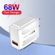 thumbnail image 5 of Carga de teléfono de 25 W AC100-240V Carga rápida USB para iPhone 14 Pro (Blanco EE. UU.) WDOplteas Para estrenar, 5 of 6