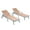 Light Brown, variant on LeisureMod Marlin Modern Outdoor Chaise Lounge Arm Chair with Grey Powder Coated Aluminum Frame for Patio and Backyard Garden, Set of 2 (Green)