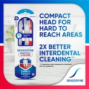 Sensodyne Sensitivity & Gum Soft Toothbrush Designed for Sensitive Teeth, 2-Pack, for Adults