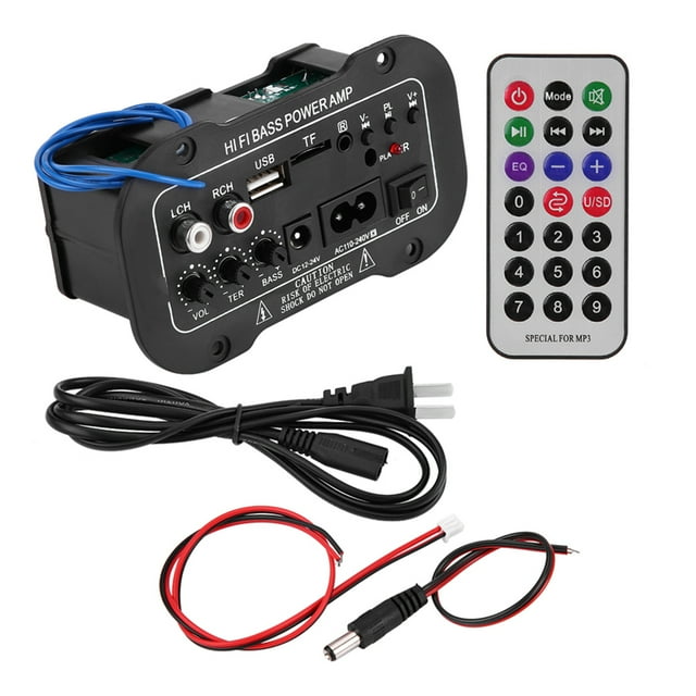 Amplificador Hi-Fi Bluetooth, amplificador digital Bluetooth para automóvil de 5 pulgadas, amplificador de potencia Bluetooth fabricado con cuidado