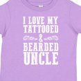 thumbnail image 4 of Inktastic I Love My Tattooed & Bearded Uncle Boys Toddler T-Shirt, 4 of 5