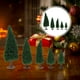thumbnail image 5 of 10 unids Plastic Mini árboles Adornos de invierno Árbol de mesa para la decoración de la Navidad, 5 of 6