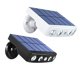 thumbnail image 1 of Luces solares Luces de seguridad con sensor de movimiento solar para exteriores con 3 modos 120 Gran angular Luz de pared LED con energía solar,Blanco,Blanco cálido. Afortunado Sencillez, 1 of 5