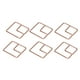 thumbnail image 3 of Clips Divertidos Para Planificador, Proceso De Galvanoplastia Resistente A La Corrosión Antioxidante, Clips De Papel Dorados, Material De Metal Para Oficina ANGGREK Cuadrilátero, 3 of 8