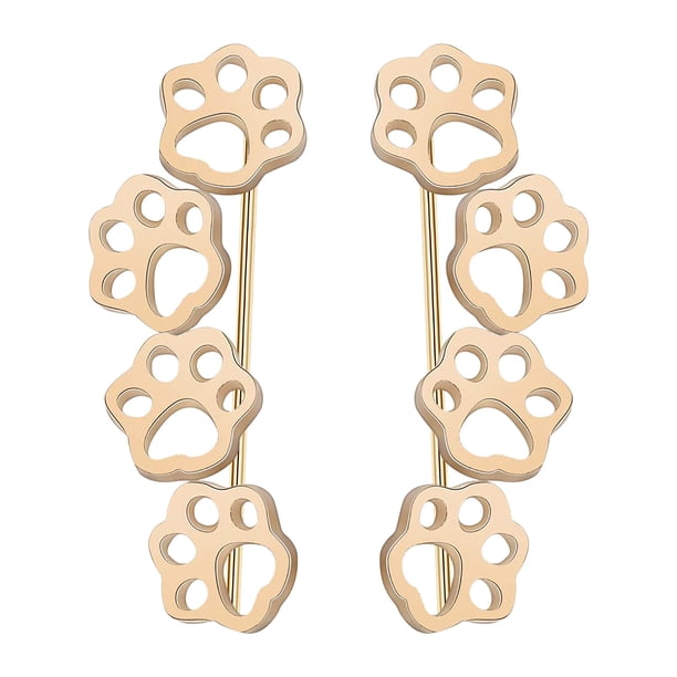 Pendientes para mujer, regalos para mujer, bonitos pendientes con estampado de pata, pendientes con personalidad, pendientes femeninos, regalo de día, pendientes con estampado de pata.