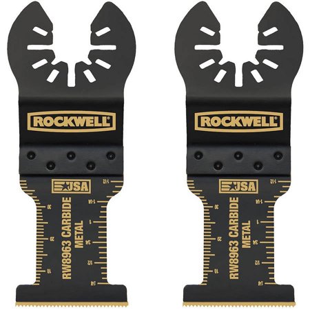 UPC: 0845534015829 | Rockwell Sonicrafter 1-3/8  EXTENDED LIFE Carbide End Cut Blade  2-Pack