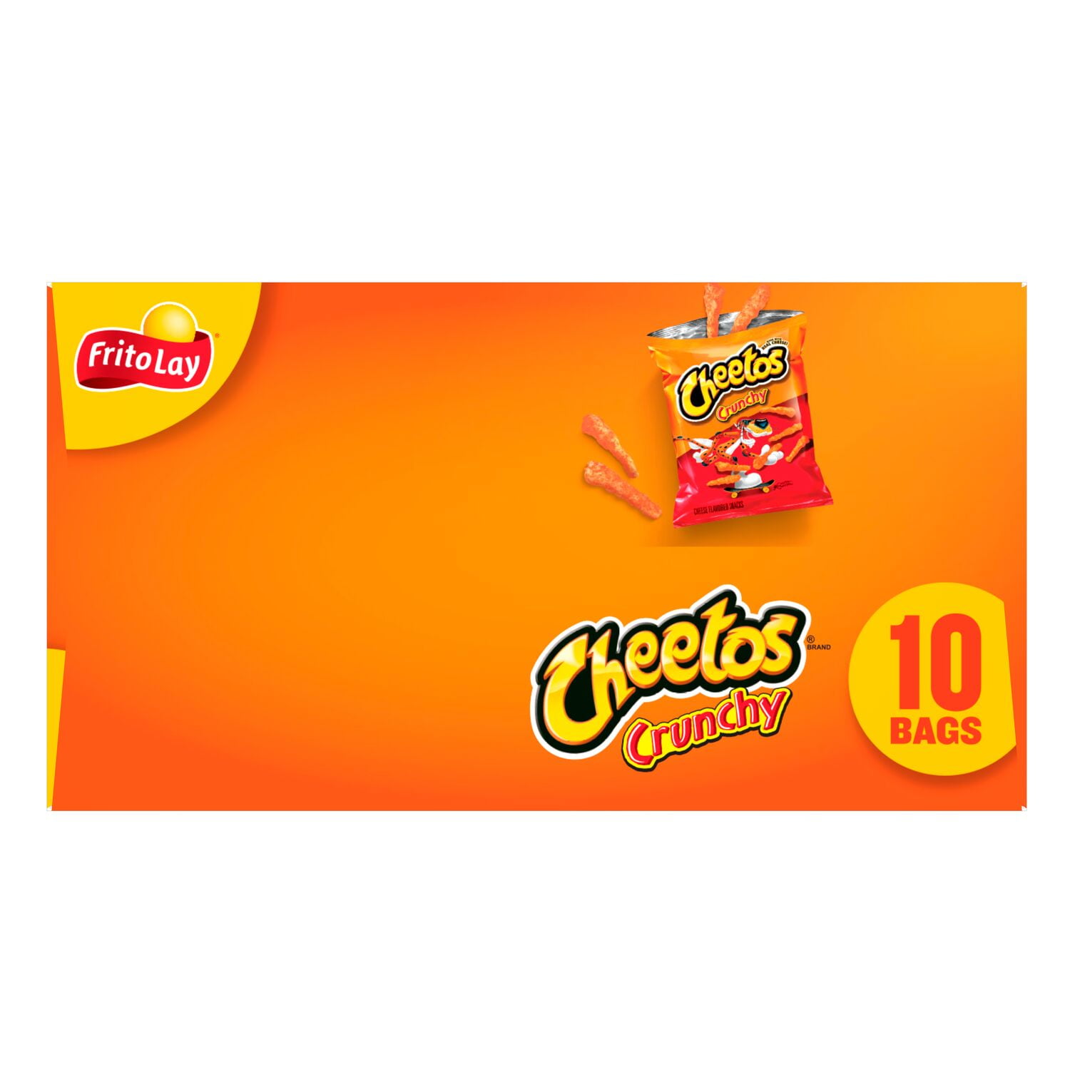 Save on Cheetos Cheese Flavored Snacks Crunchy - 10 ct Order Online  Delivery