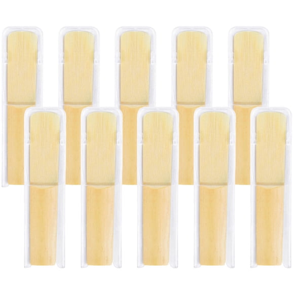 BRIGHTFUFU 10Ud Reeds Para Clarinet 2.5 Hechas Con Material Premium Para Uso Profesional