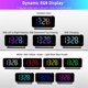 thumbnail image 5 of Reloj Despertador con Proyección de Radio FM con Luz RGB, Pantalla LED, Reloj Despertador de Escritorio, Brillo Ajustable, Color Negro, 5 of 5