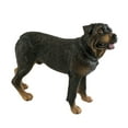thumbnail image 4 of Estatua de perro para decoración de escritorio, decoración artística para patio, adornos de perro de simulación para interiores rottweiler, 4 of 9