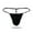 Black, variant on HUPOM Mens Underwear Boxer Briefs Male Thongs Low waist Banded Waist Solid Briefs White L