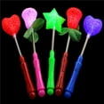 thumbnail image 2 of Lubelski Love Heart Star Light Up Stick LED Concert Party Decorative Glowing Wands Gift, 2 of 8