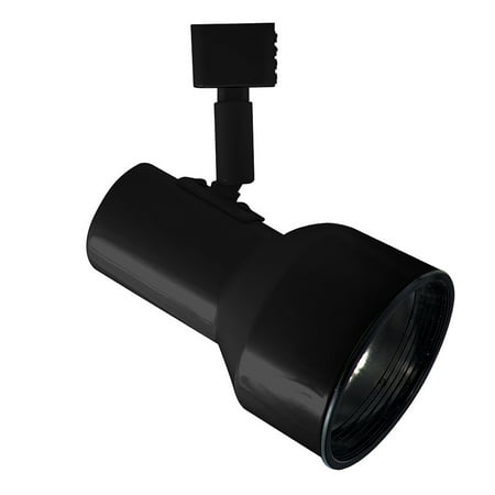 Wht Line Voltage Track Lighting - Jesco Lighting HHV607BK Classic Series Line Voltage Track Light, Black