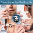 thumbnail image 6 of Waxfans Nose & Ear Hair Removal Mini Wax Kit for Men - A Mini Wax Warmer,a Silicone Bowl,100g Wax Beads,20 Applicators,Portable Mini Wax Pot for Men & Women (Black), 6 of 7