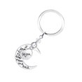thumbnail image 4 of Key Chain Alloy Pendant Keyring Woman Key Holder Decor Key Ring Party Wedding Gift, D1002-Mon, 4 of 10