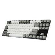 Mini Keyboard Wired Bluetooth-compatible Wireless Dual Mode 87 for Key RGB Mechanical Keyboard Kailh BOX Switch For Tabl