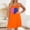 Orange, variant on Sakmal Moomoo Womens Nightgown Sleeveless Sleep Tank Love Heart Print Comfy Crew Neck Nightgown for Women L