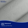 thumbnail image 5 of Kenney Microban Protected Medium Weight PEVA Shower Liner, 70" W x 72" H, Gray, 5 of 8