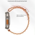 thumbnail image 4 of Lishi Adjustable Nylon Braided Loop Strap for Watch - Compatible with 38/40/41mm and 42/44/45/49mm, 4 of 5