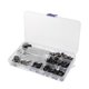 thumbnail image 4 of 160 Juegos de Botones a Presión de Metal, Remaches de Cuero Remaches de Metal con Kit de Herramientas de Fijación para Reparación de Prendas de Vestir Negro Baoblaze Botón a presión Botón de presión, 4 of 8