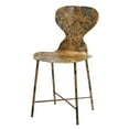 thumbnail image 4 of Jamie Young Co McCallan 19" Transitional Metal Dining Chair in Black/Brown, 4 of 6