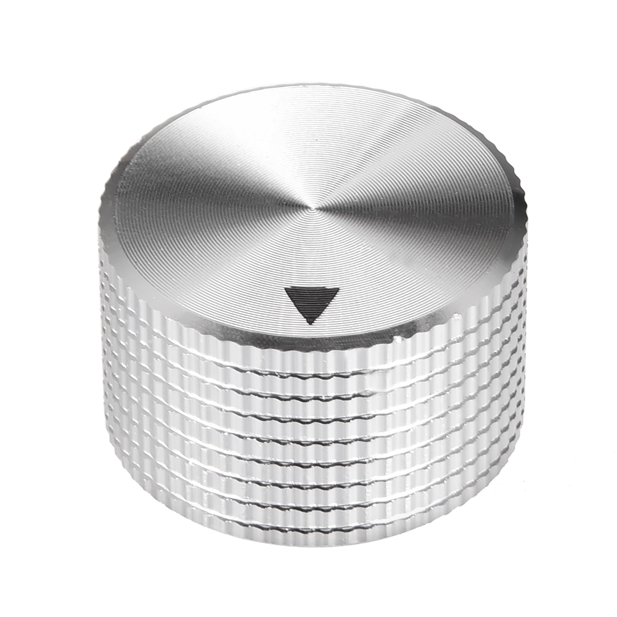 Stereo Knob, 25*6*15.5 mm Aluminium Alloy, Volume Control Knobs, Silver